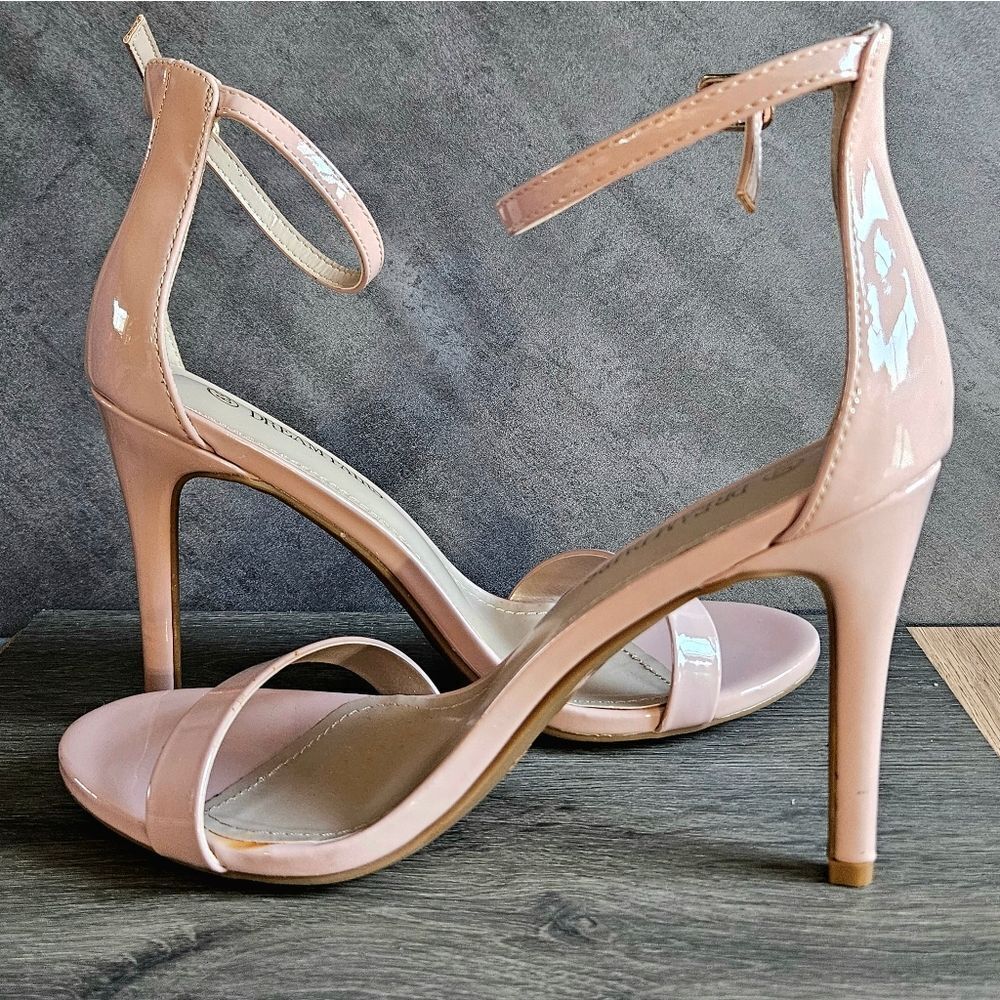 Dream Pairs KARRIE ankle strap Stiletto high heels size 8.5 PINK - Picture 6 of 16